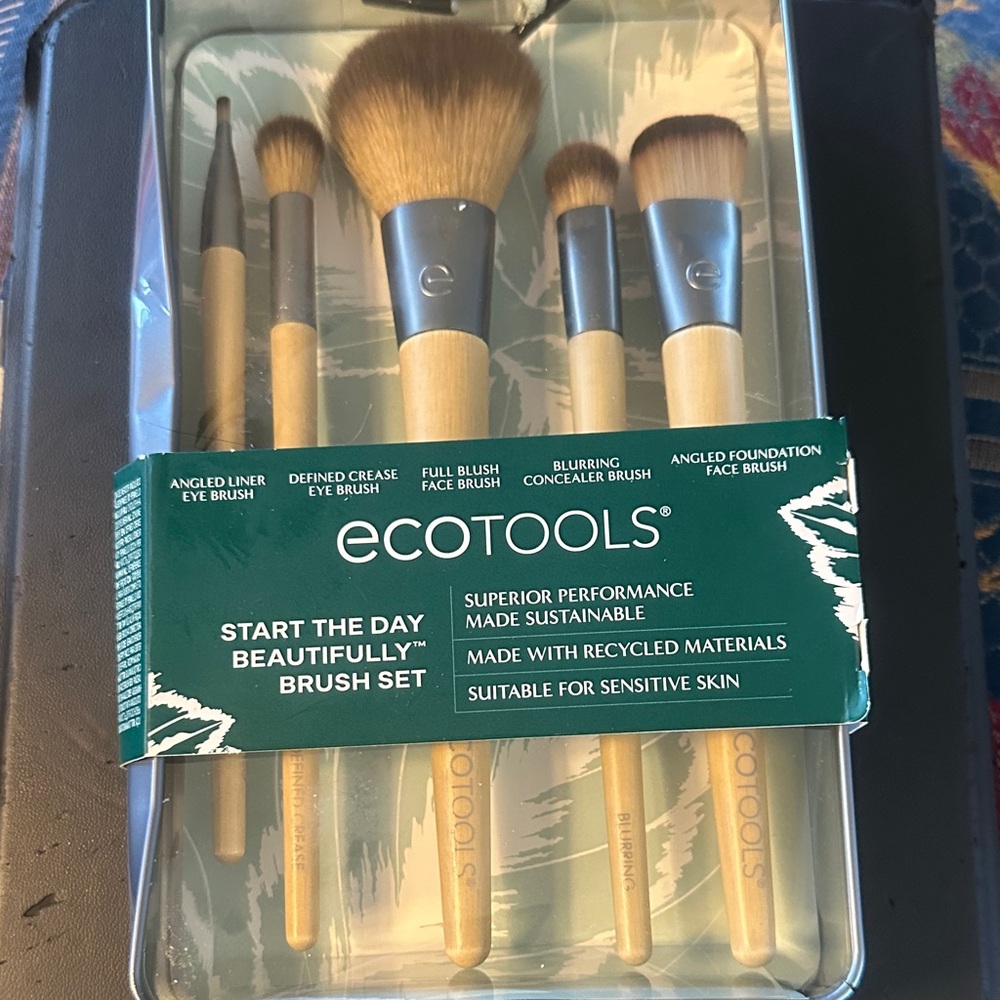 EcoTools Green and Natural Brush Set